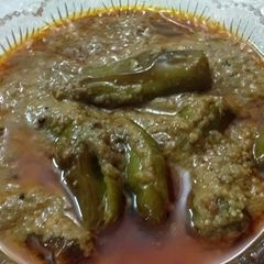 A picture of Mirchi Ka salan.