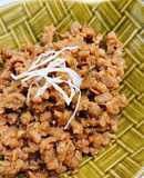 Thịt bằm chay xào sả ớt