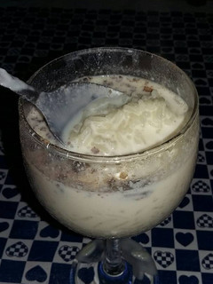 Una foto de Arroz con leche cremoso