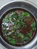 Hara choliya aloo sabji
