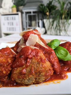 Une photo de Polpette al Sugo, boulettes sauce tomate
