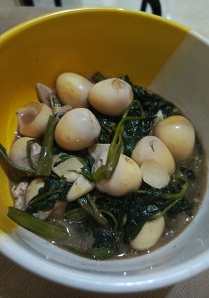 Foto resep Tumis Kangkung Telur Puyuh