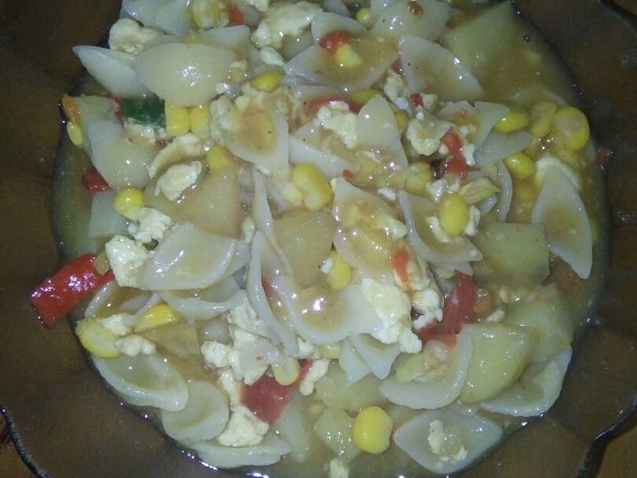 Langkah Mudah untuk Membikin Resep Seblak kentang jagung yang Lezat Anti Ribet, Lezat Sekali