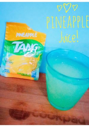 A picture of Tang Pineapple Juice!.