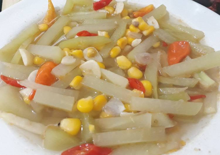 Resep Tumis Labu Jagung Pedas Anti Gagal