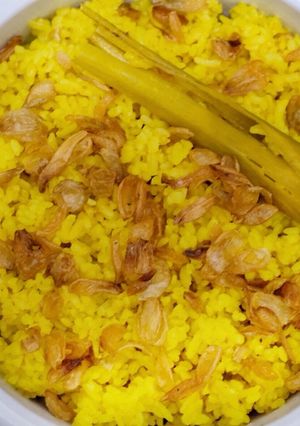 Foto resep Nasi kuning praktis dengan magic com
