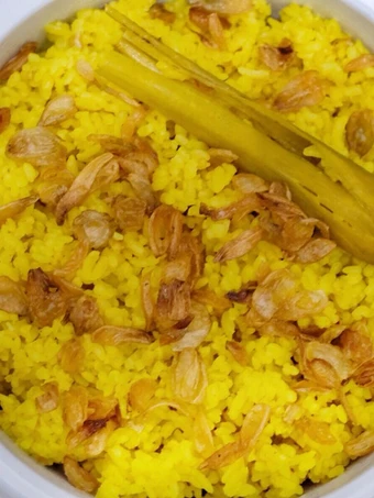 Cara Simple Membuat Resep  Nasi kuning praktis dengan magic com yang Sempurna, Menggugah Selera
