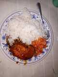Pollo al horno con salsa