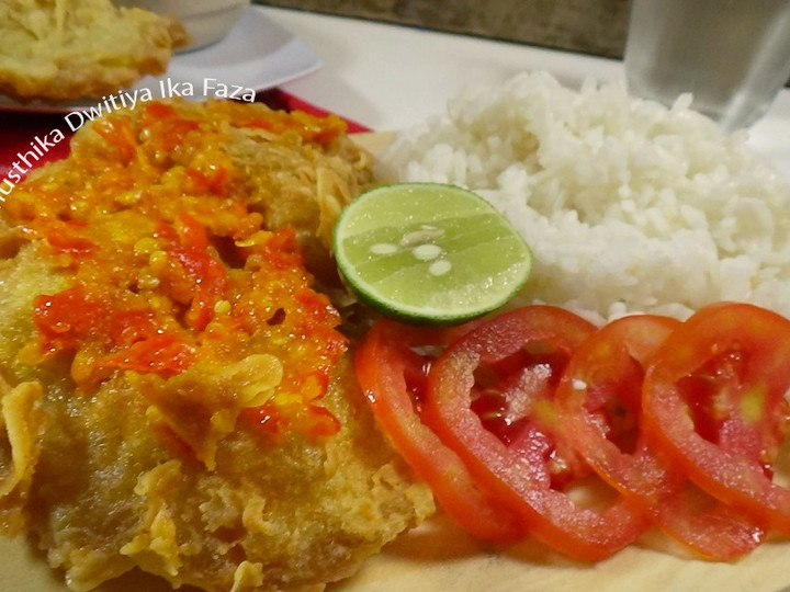 Resep Telor Geprek Crispy berasa ayam, murah, pedes tapi nagih &amp;lt;3 yang Lezat