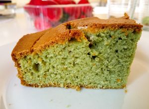 Une photo de Gâteau yaourt à la pistache