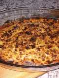 Eggplant and Ground Beef Gratin