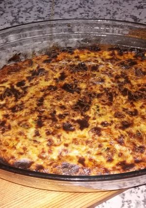 A picture of Eggplant and Ground Beef Gratin.