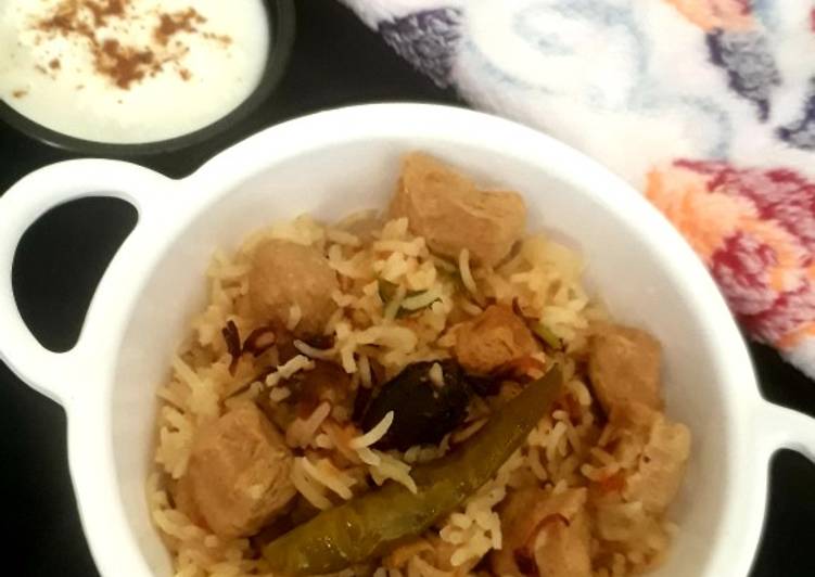 Soya Chunks Pulao