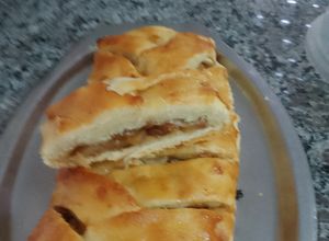 Una foto de Strudel de Manzana y canela
