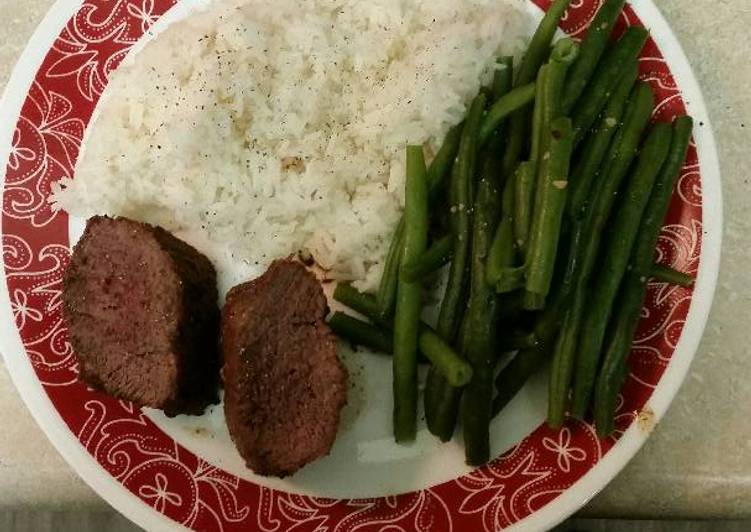 Venison Tenderloins with bacon