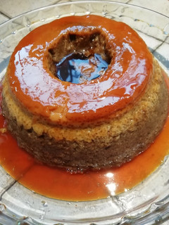 Una foto de Budín de pan de chocolate