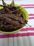 Boiled Pigeonpea seedpods (Turichya Shenga)
