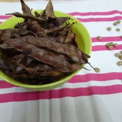 A picture of Boiled Pigeonpea seedpods (Turichya Shenga).
