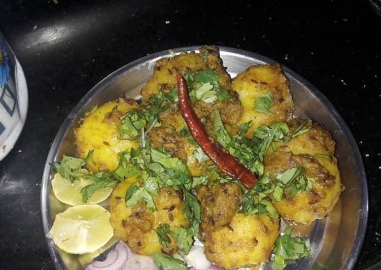 Jeera aloo (cumin potato)