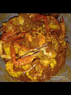 Foto resep Seafood, (Cumi, udang, kepiting) Saos padang asam Manis pedas