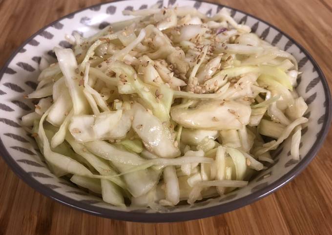 Salade de chou comme au japonais