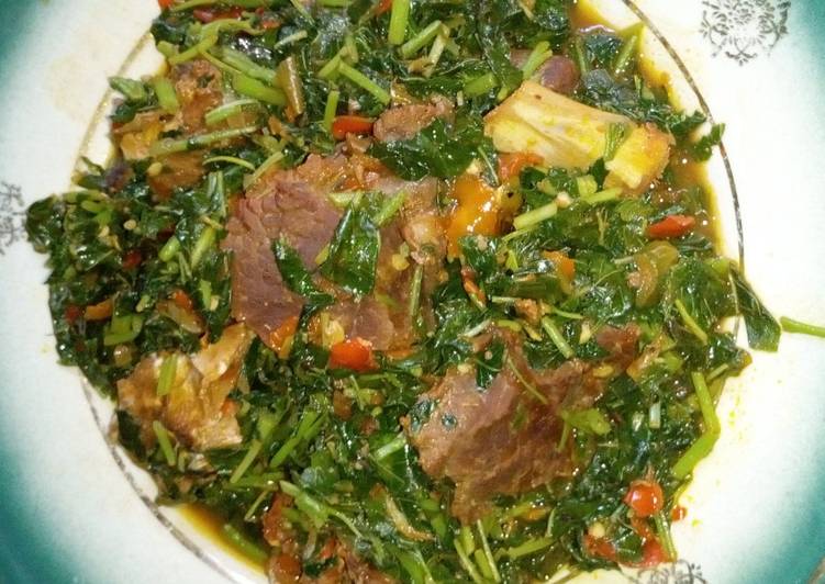 Alayyahu(spinach soup)