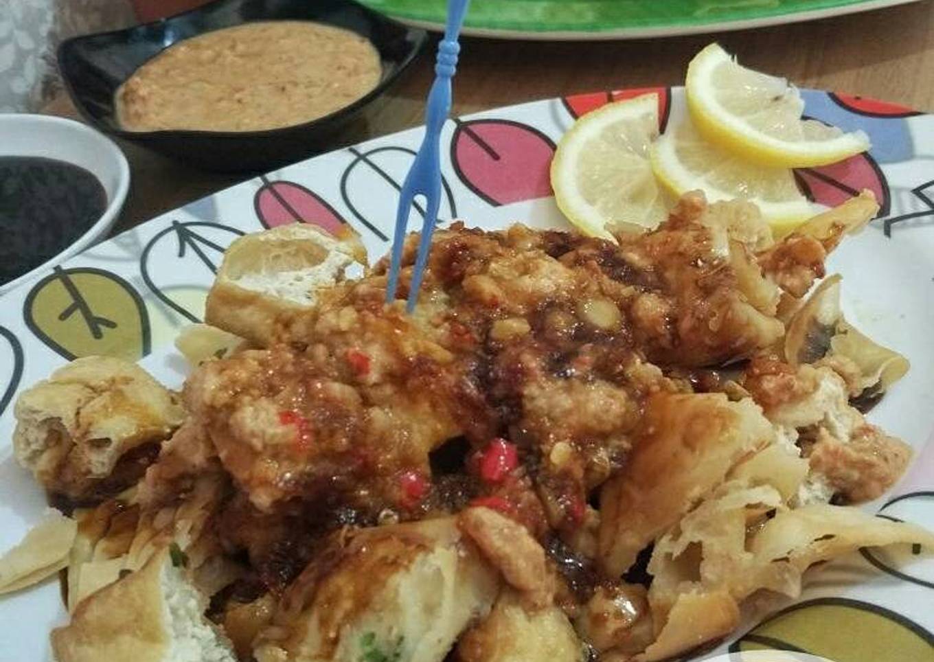 BATAGOR isi Ayam & Udang saus Kacang 👍 (step by step)