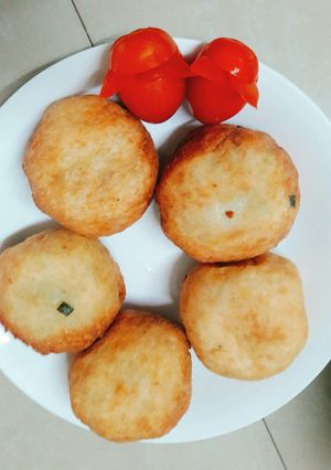 Hình của món Bánh rán từ bánh mì sandwish.