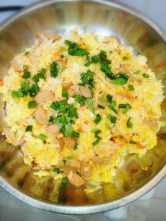 รูปของ ไข่ตุ๋นข้าว
