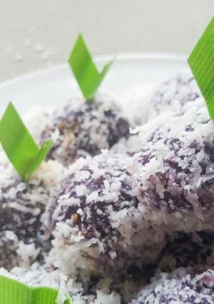 Foto resep Cara membuat klepon ubi ungu
