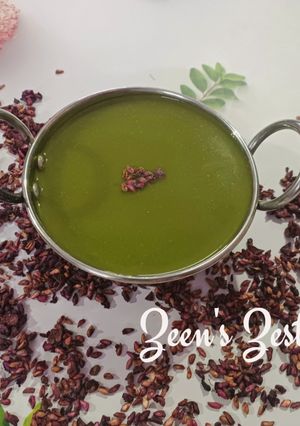 A picture of Pudina Anardana Chutney/Mint and Dried Pomegranate Chutney.