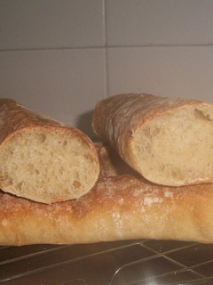 Una foto de Baguettes caseras con poolish
