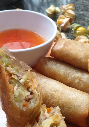 Foto resep Lumpia isi labu siam