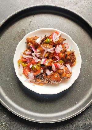 ক্যাপ্সিকাম মানঞ্চুরিয়ান (capsicum manchurian recipe in Bengali) রেসিপির প্রধান ছবি