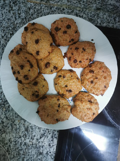 Una foto de Galletas de avena y chocolate