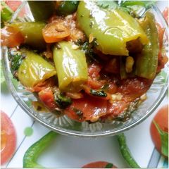 Green chilli sabji A picture of Green chilli sabji.