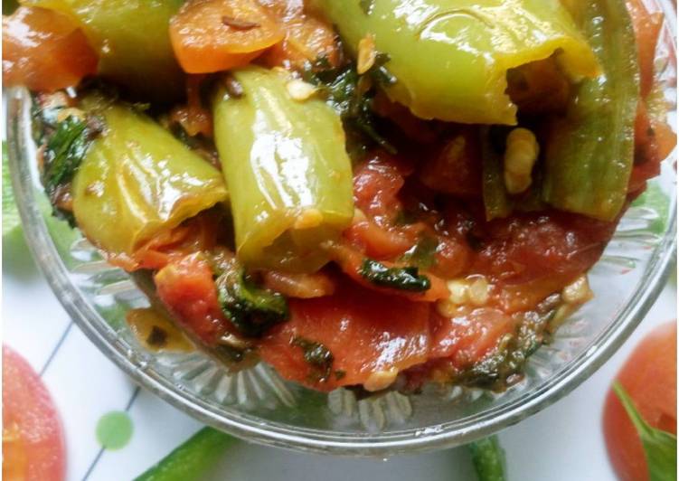 Easiest Way to Prepare Quick Green chilli sabji