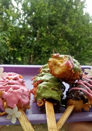 Foto resep Sate pisang indomie