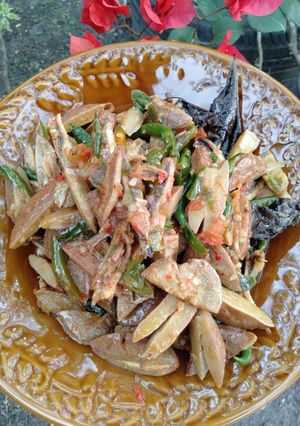 Foto resep Tumis Jengkol Teri Cabai Hijau