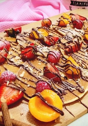 Une photo de Pancakes au chocolat