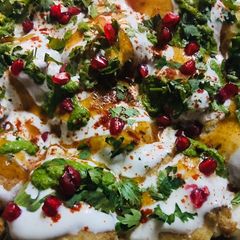 A picture of Dahi Vada.