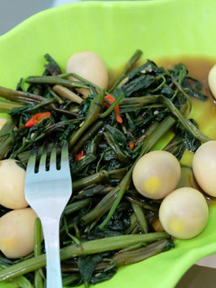 Foto resep Tumis Kangkung Telur Puyuh