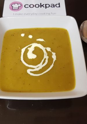 A picture of My Creamy Leek & Veg Onion, Soup.