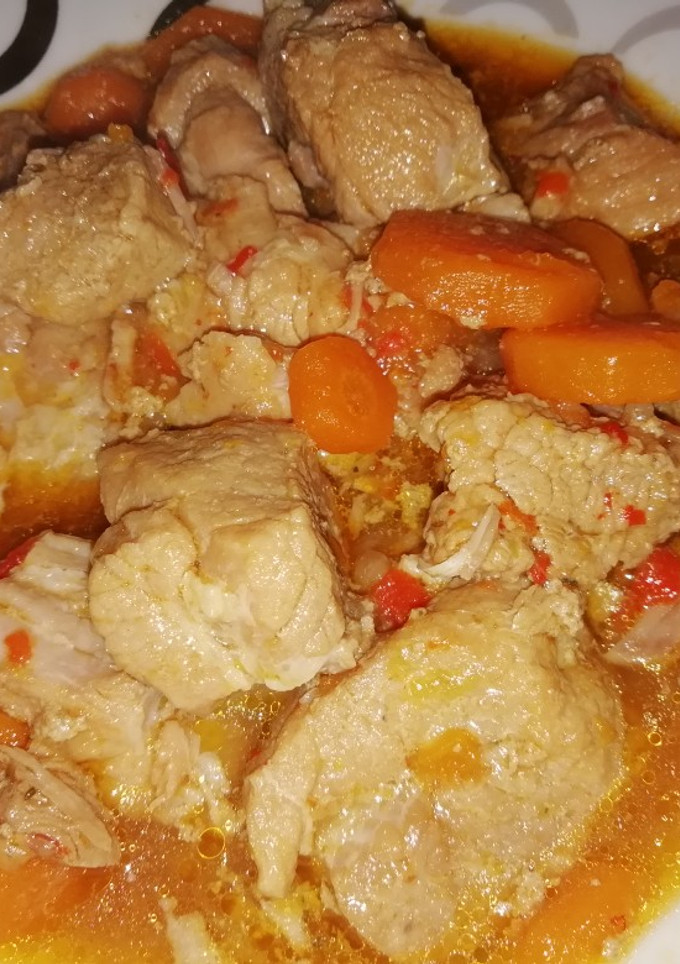 Una foto de Carne de cerdo con cerveza