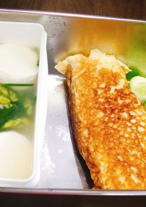 Hình của món Trứng cuộn cơm nguội.