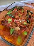 Ikan Asap Balado Petai menggugah selera @pawon.si.mbok