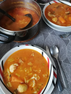 Vegyes zöldségleves recept fotója