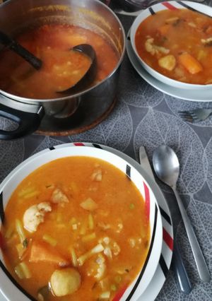 Vegyes zöldségleves recept fotója