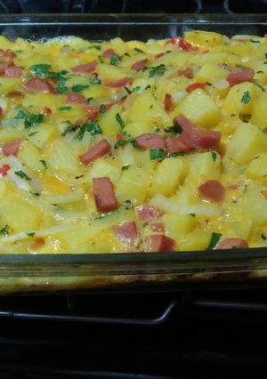 Una foto de Tortilla de papas al horno
