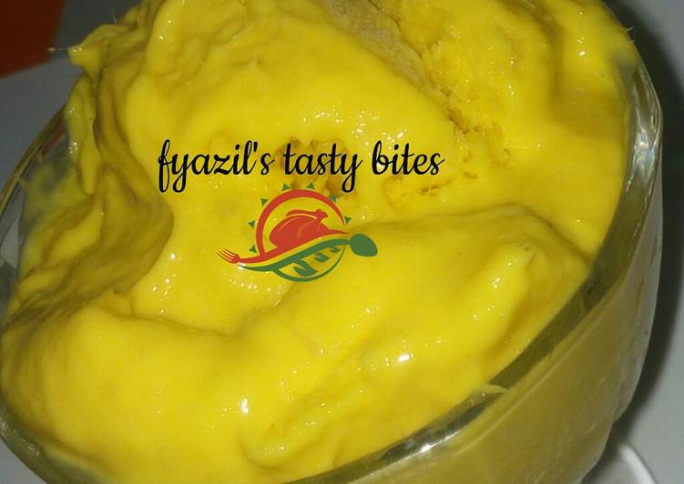Recipe of Ultimate My mango ice cream Cooking Basics for Beginners